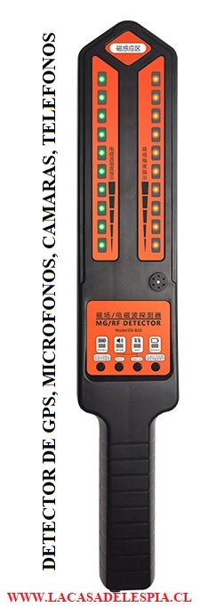 Escaner Detector Anti Espia de Camaras Microfonos